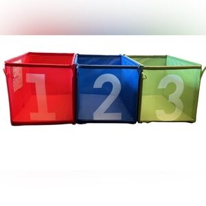 IKEA Colorful Numbered Storage Bins Boxes